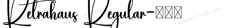 Retrahaus Regular字体转换